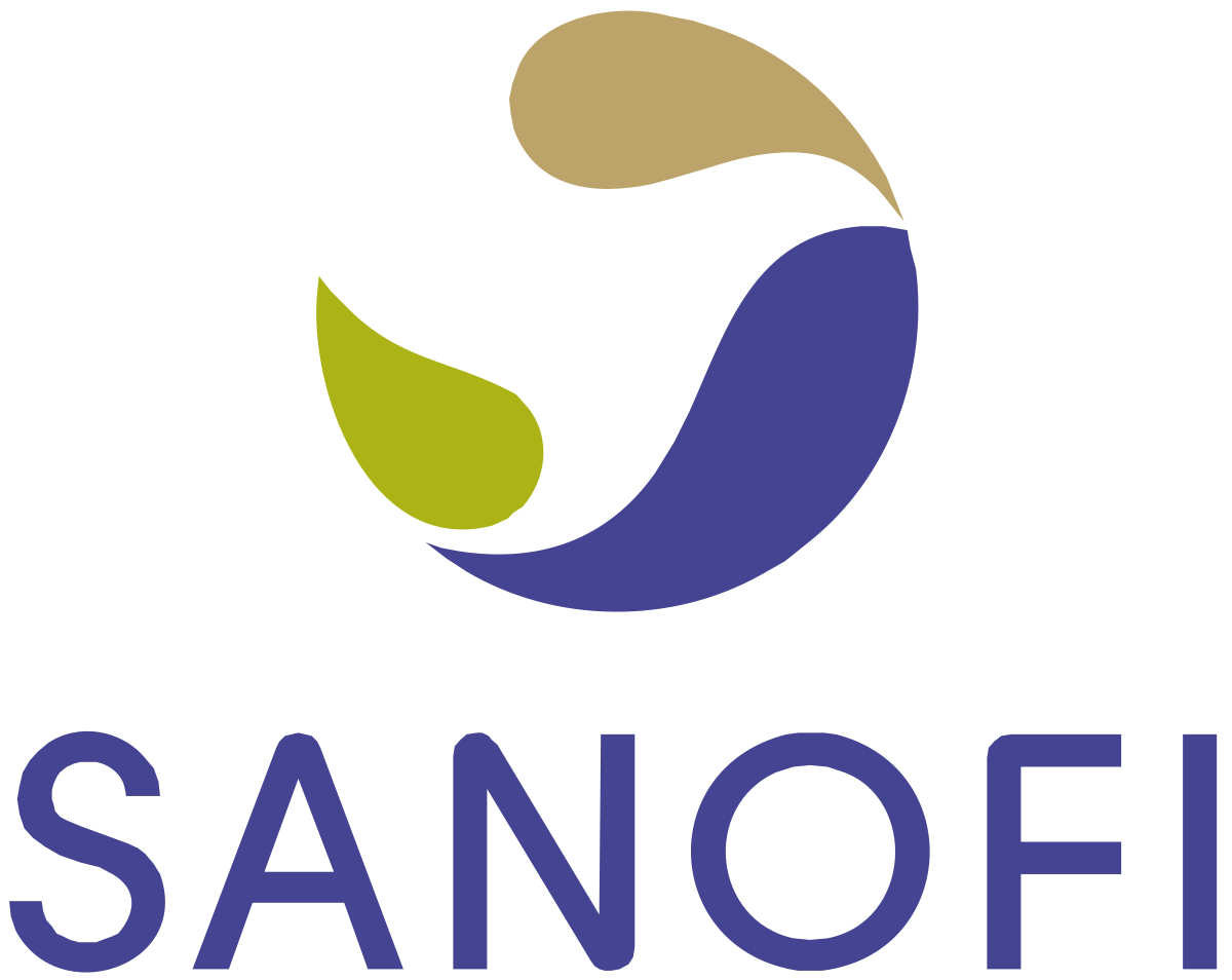 Sanofi Logo - a global biopharmaceutical company focused on human health